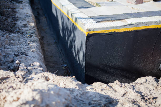 Professional Waterproofing technician working in Hudson, OH